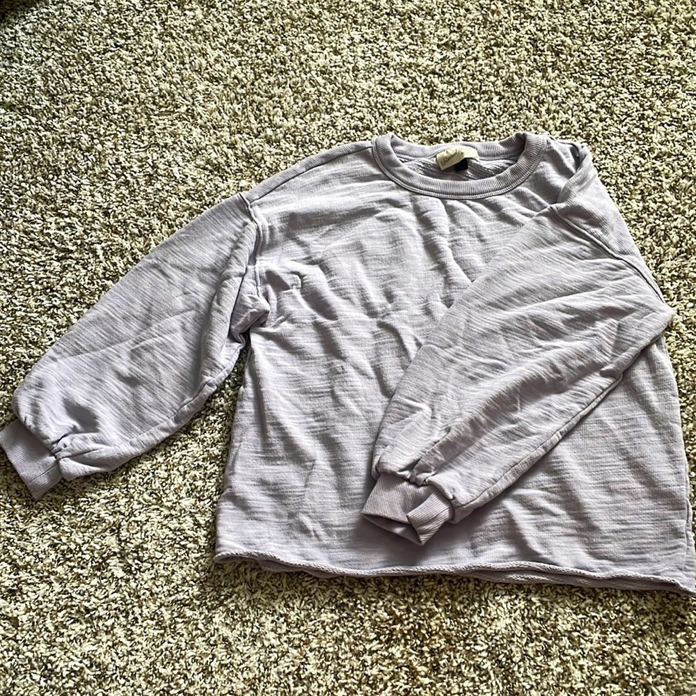 Universal Threads Cropped Lavender Sweater